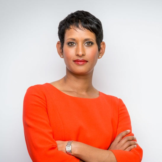 Naga Munchetty after dinner speaker, event speaker, motivational speaker, keynote speaker, comedy presenter, business speaker, sports presenter